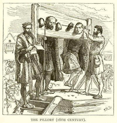 Le pilori (16ème siècle) - English School
