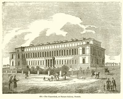 La Pinacothèque ou Galerie de tableaux, Munich - English School