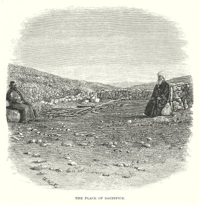 Le lieu du sacrifice (gravure) - English School