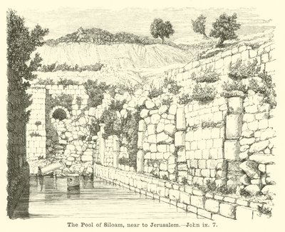 La piscine de Siloé, près de Jérusalem - English School