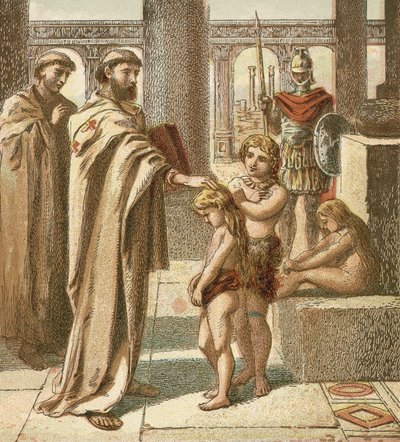 Le Pape et les enfants saxons - English School