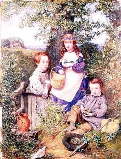 La famille Prator sous un arbre - English School