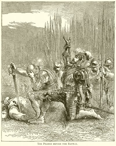 La prière avant la bataille - English School