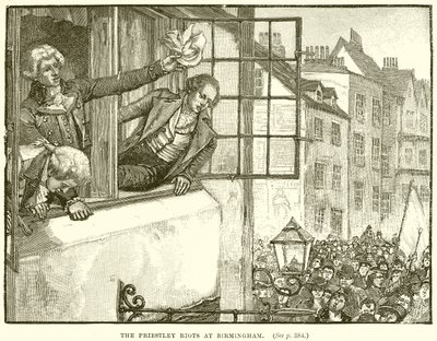 Les émeutes de Priestley à Birmingham - English School