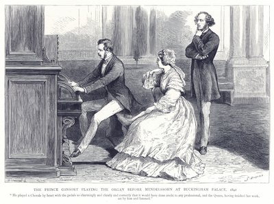 Le Prince Consort jouant de l