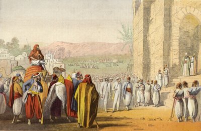Le prince de Galles à Machpelah - English School