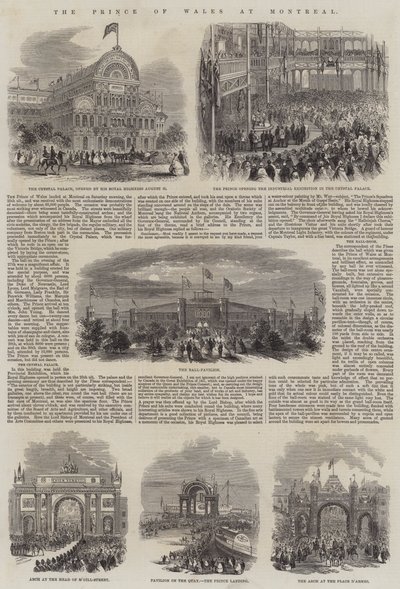 Le prince de Galles à Montréal - English School