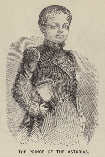 Le Prince des Asturies (gravure) - English School