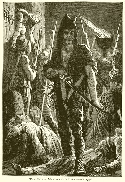 Le Massacre des Prisons de Septembre 1792 - English School