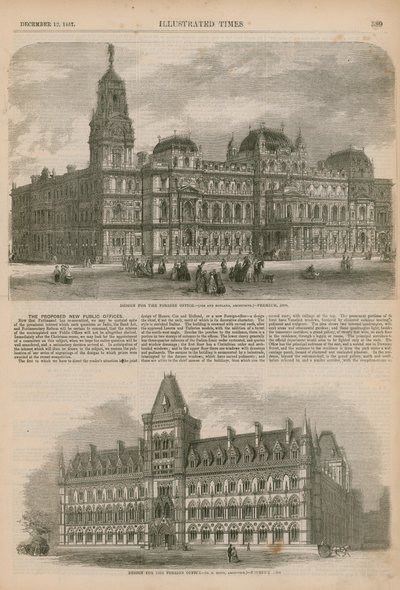 Les nouveaux bureaux publics proposés - English School