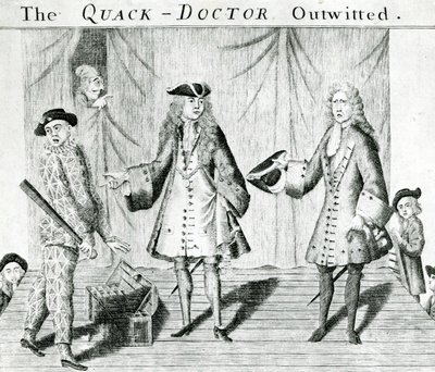 Le charlatan déjoué, publié par Sutton Nichols - English School