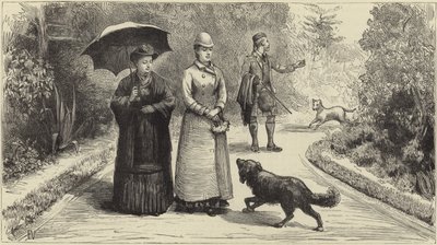 La Reine à Balmoral - English School