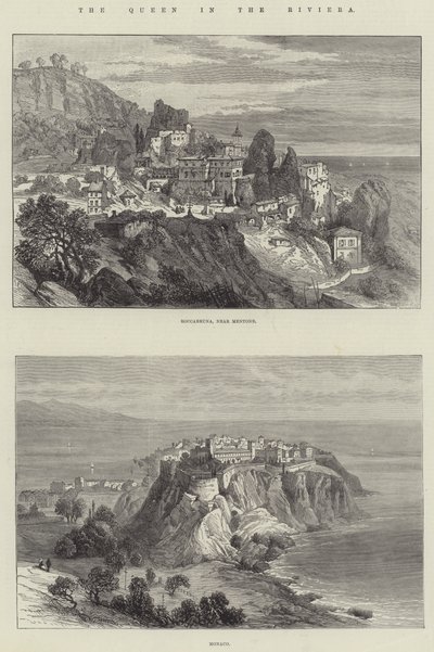 La reine sur la Riviera - English School
