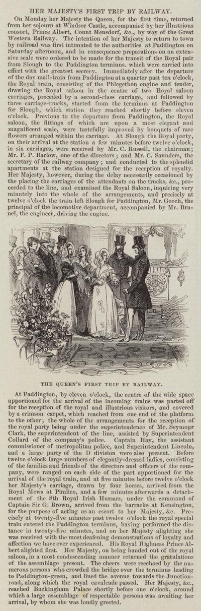 Le Premier Voyage en Train de la Reine - English School