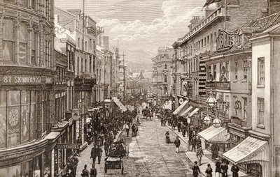 La visite de la reine à Birmingham : La High Street, de 