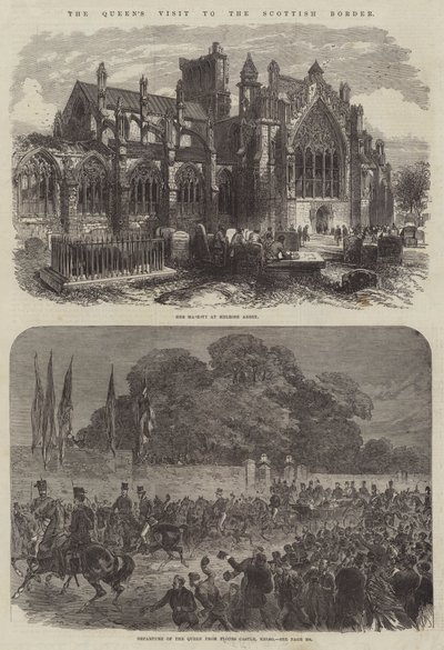 Visite de la Reine à la Frontière Écossaise - English School