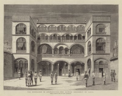 La Rébellion en Afghanistan, la Résidence britannique à Kaboul - English School