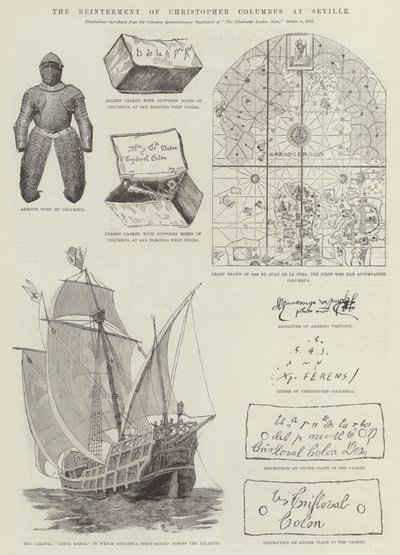 La réinhumation de Christophe Colomb à Séville - English School
