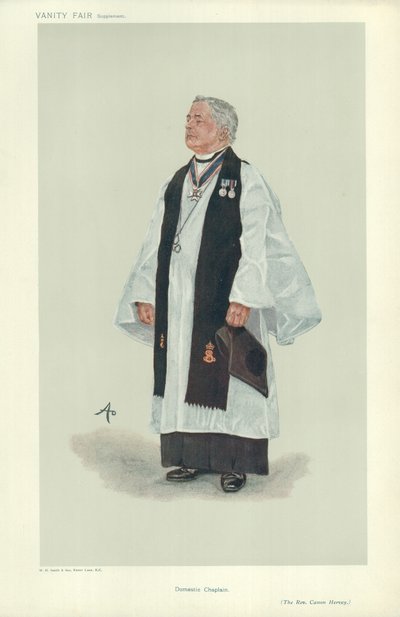 Le Révérend Chanoine Frederick Alfred John Hervey - English School