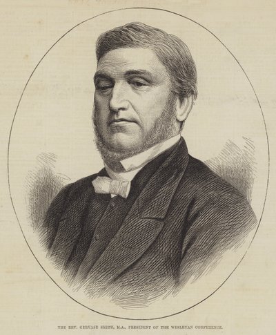 Le révérend Gervase Smith, MA, président de la conférence wesleyenne - English School