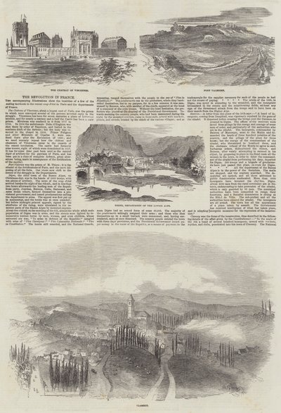 La révolution en France (gravure) - English School