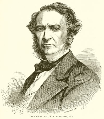 Le très honorable W. E. Gladstone, M.P. - English School
