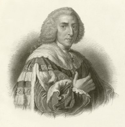 Le très honorable William Pitt, comte de Chatham - English School