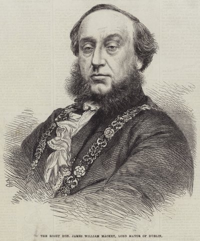Le très honorable James William Mackey, lord-maire de Dublin (gravure) - English School