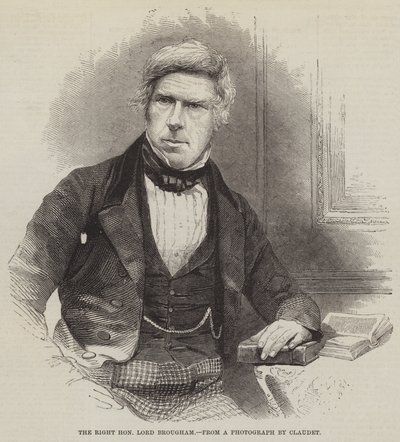 Le très honorable Lord Brougham - English School