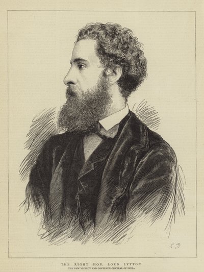 Le très honorable Lord Lytton - English School