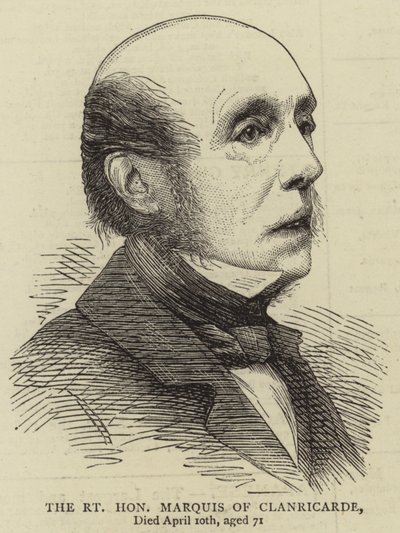 Le très honorable marquis de Clanricarde - English School