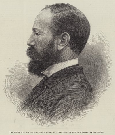 Le très honorable Sir Charles Dilke, baronnet, MP, président du conseil local - English School