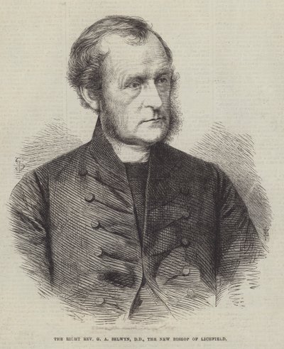 Le Très Révérend G A Selwyn, DD, le Nouveau Évêque de Lichfield - English School