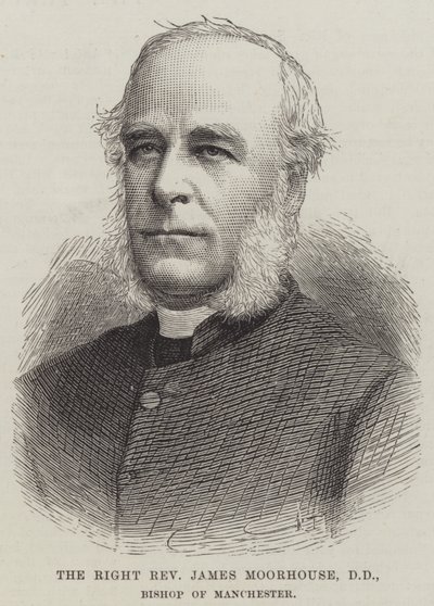 Le très révérend James Moorhouse, DD, évêque de Manchester - English School