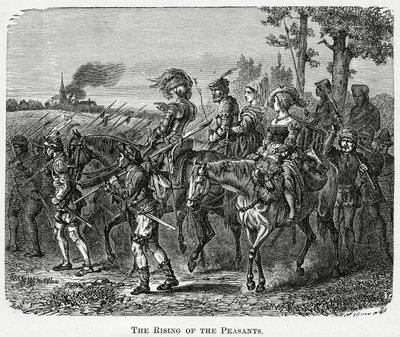 Le soulèvement des paysans en Angleterre en 1381, 1882 - English School