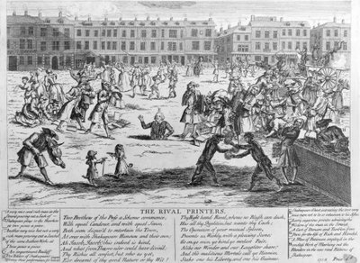 Les Imprimeurs Rivaux, 1734 - English School