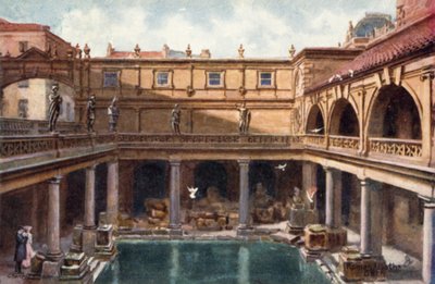 Les thermes romains, Bath - English School