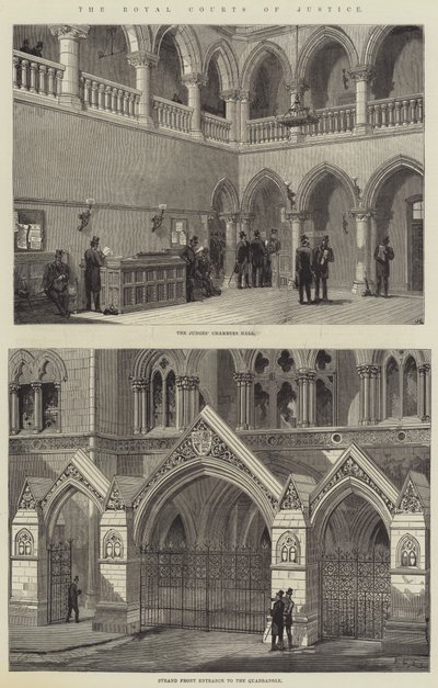 Les Royal Courts of Justice - English School