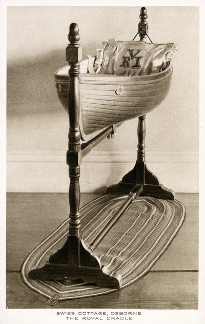 Le berceau royal, Swiss Cottage, Osborne House, Île de Wight, vers 1893 - English School