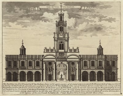 La Bourse Royale dans la ville de Londres - English School
