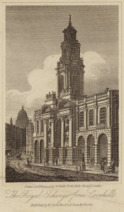 La Bourse Royale dans la ville de Londres - English School