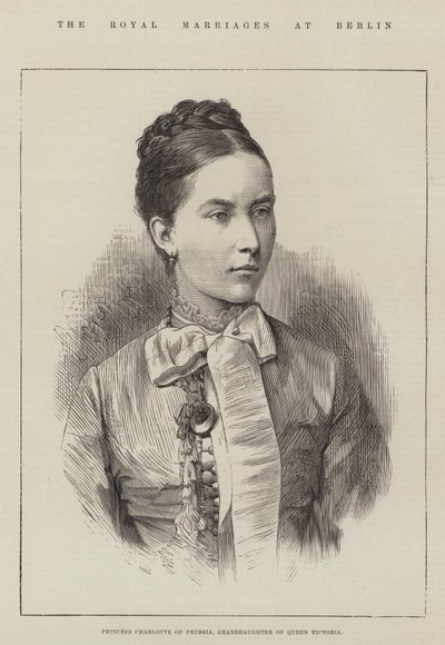 Les mariages royaux à Berlin (gravure) - English School