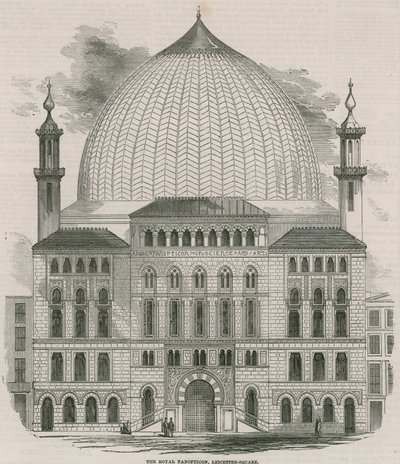 Le Royal Panopticon des sciences et des arts, Leicester Square, Londres - English School
