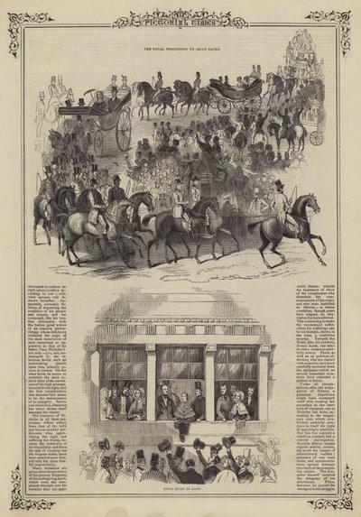 La procession royale aux courses d