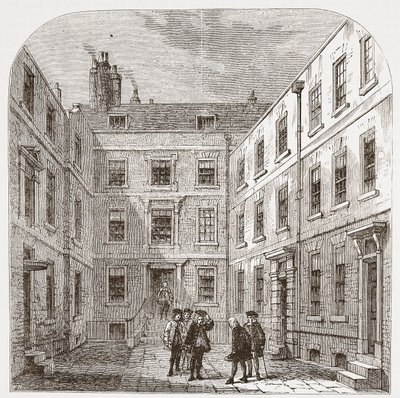 Maison de la Royal Society à Crane Court - English School