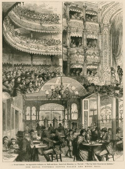 Le Palais du Café Royal Victoria et Music Hall, Londres - English School
