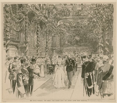 Le mariage royal, 23 juillet 1896 - English School