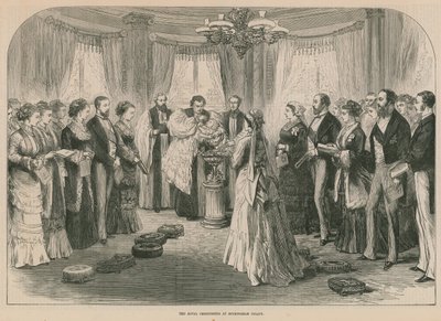 Le baptême royal au palais de Buckingham - English School
