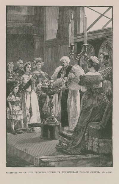 Le baptême royal au palais de Buckingham - English School
