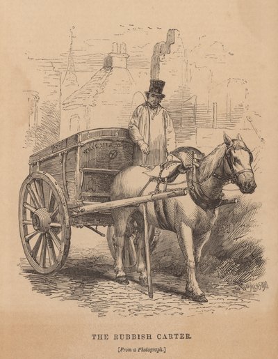Le charretier de déchets - English School